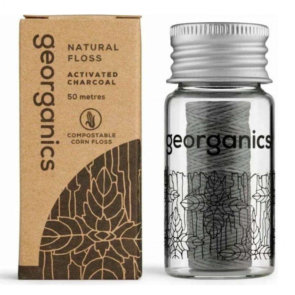 Ata dentara CHARCOAL Georganics, 50 m, natural